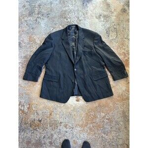 GIANFRANCO RUFFINI 100% Italian Camel Hair Blazer Men’s Size 52 R Black Luxury